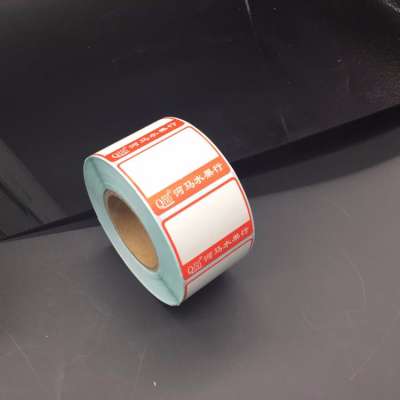 Premium 60x45x800 thermal scale label for market