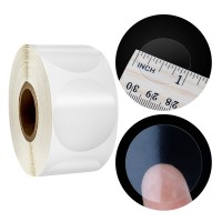 Waterproof Round Package Envelope Seal Labels Pvc Transparent Sticker Labels